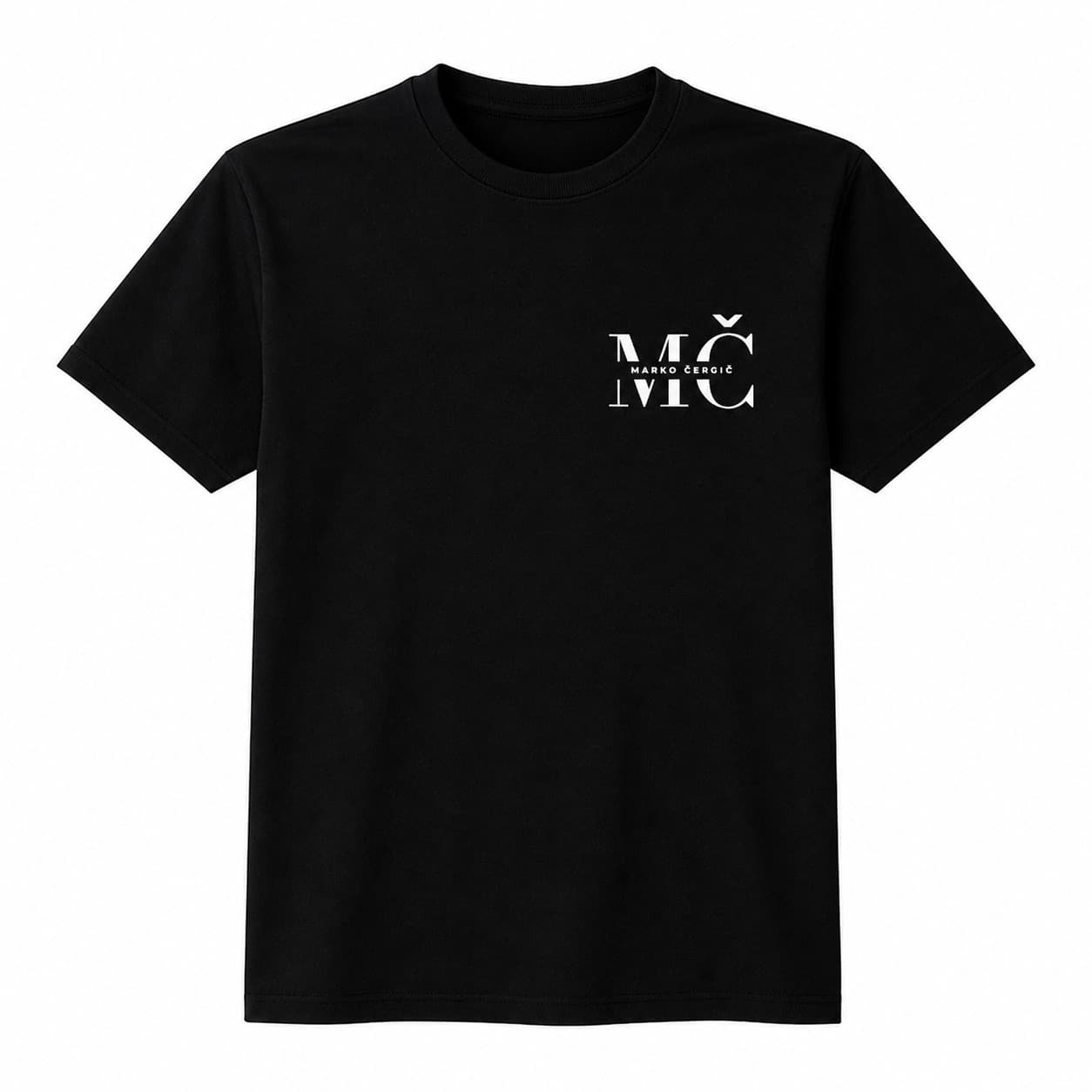 Black MČ wide T-shirt product front